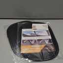 2 x EcoNour Miniature Static Cling Window Shade for Car Sun Visor (2 Pack) | Windshield Sun Shade Static Cling for Driving Glare Shield | Cling Car Shade for Windshield | Sun Glare Protection Accessories