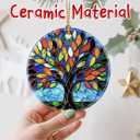 3 x Vibrant Tree of Life Christmas Ornaments: Christmas Tree Ornaments & Holiday Decor  Tree of Life Gifts, Perfect Holiday Presents & Gift Ideas for Friends, Coworker, Family