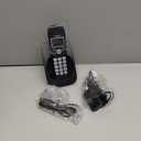 [New] VTech VG131-11 DECT 6.0 Cordless Phone - Bluetooth Connection, Blue-White Display, Big Buttons, Full Duplex, Caller ID, Easy Wall Mount, 1000ft Range (Black)