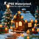 Aogist Christmas String Lights, 16ft 50 LED Battery Powered Santa Claus Christmas Decoration Lights for Indoor Outdoot Party Festival Christmas Decorative (Santa Claus, 1)