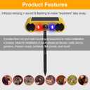 HULPPRE Solar Outdoor Motion Sensor Alarm-13 Sounds Including Dog Barking&Gunshot,2 * 130db Loud Noise Maker,4 Modes,Red&Blue Motion Activated Strobe Light,Say Goodbye to The Intruders