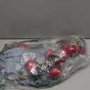ACJRYO 3PCS 37" Artificial Pomegranate Branches with Realistic Berries & Leaves - Lifelike Fake Plant Stems for Vase, Home, Wedding, Party DecorRed