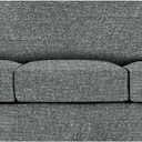 URBANLIFE Stretch Sofa Slipcover - 4-Piece Sofa Cover, Sofa Protector Couch with Soft & Breathable, Couch Covers for 3 Cushion Couch Sofa pet Friendly, Knit Fabric - Machine Washable (Sofa, Gray) (Grey)