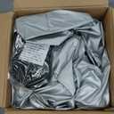 420D Oxford Fabric Travel Trailer RV Cover 24-27ft, 400 LBS Tearproof, Waterproof, Anti-UV & Windproof Camper Cover w/Tongue Jack Cover, Gutter Covers, Tire Covers, Stair Cover, Straps & Storage Bag