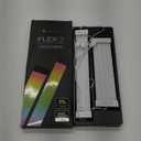 TECWARE Flex RGB Cable Cover Kit | Compatible with 24-Pin Motherboard and 8-Pin/16-Pin GPU | ARGB PSU Cable Extension with 5V 3-Pin Sync | RGB Lighting Kit for PC Cables | White