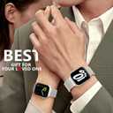 Zedoli Metal Band Compatible with Apple Watch Band 40mm 38mm 41mm 45mm 44mm 42mm 46mm for Women Men, Stainless Steel Milanese Mesh Loop Magnetic Wristbands for iWatch Series 11 10 9 8 7 6 5 4 3 2 1 SE (Starlight)