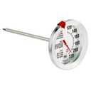 2 x Escali AH1 Stainless Steel Oven Safe Meat Thermometer, Extra Large 2.5-inches Dial, Temperature Labeled for Beef, Poultry, Pork, and Veal Silver NSF Certified