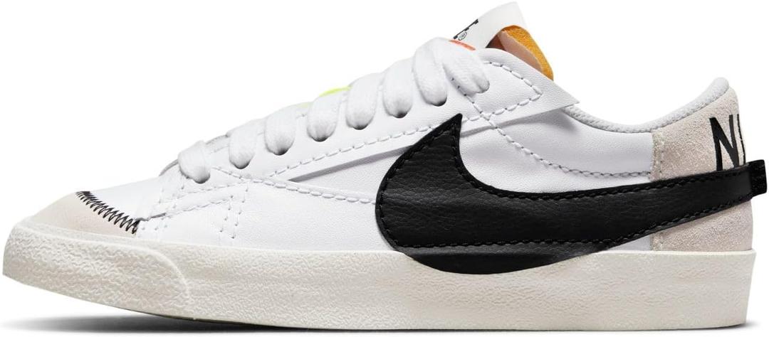 Nike Women's Blazer Low '77 Jumbo Trainers (9, White Black White Sail)