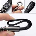 Leather Car Keychain Keyring for Baseball Fans,Car Key Fob Holder Keychain (Jds-as45tr)