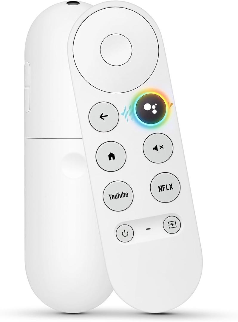 Voice Replacement for Google-Chromecast-Remote, G9N9N for Chromecast with Google TV Remote, for Google TV Streamer (Only for Snow Chromecast Google)
