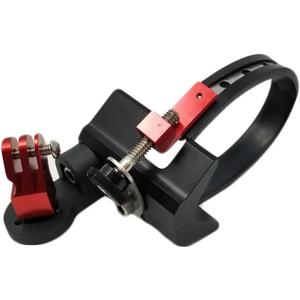 Rock Steady Slim Strut Skid Pole 1" - 2.5" Exterior Airplane Camera Ball Mount Compatible with GoPro and Action Cameras - Car RV Truck Boat (Cushioned Stainless Steel Strap)