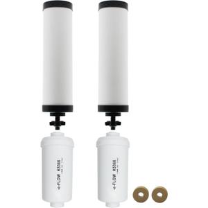 UpgradedRenami Ceramic Filter & Fluoride Filter Replacement for Berkey BB9-2 Black Filters & PF-2 Fluoride Filters, Compatible with Berkey Gravity Water Filter System, Combo Pack