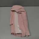 lulumoon Muslin Baby Blanket for Girls: 4-Layer Soft Cotton Toddler Blanket for Daycare - Reversible Lightweight Crib Bedding for Stroller & Travel 47"x47"(Pink)
