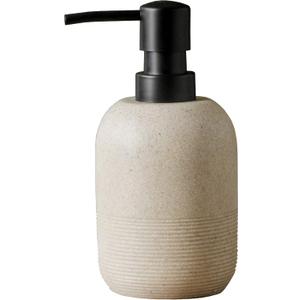 Soap Dispenser Beige,Hand Soap Lotion Dispenser for Bathroom Countertop,Soap Dispenser for Kitchen.
