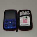 R36MAX Retro Handheld Game Console, 4.0 Inch IPS Screen Retro Gaming Console, Linux System, 4000mAh Battery Portable Pocket Mini Arcade, Built-in 128G, Lndigo Blue