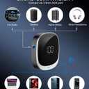 COMSOON AUX Bluetooth Adapter for Car, [LED Screen] Bluetooth 5.3 Receiver for Speaker/Home Stereo/Wired Headphones, 3.5mm Wireless Audio Receiver for Hands-Free Call/Music, Dual Connection