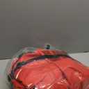 ZOBER 600D Oxford Fabric Large Rolling Christmas Tree Storage Bag - Fits 9 Ft Artificial Trees - Waterproof Christmas Tree Bag For Storage Box For Xmas, Durable Handles and Wheels - Card Slot - Red