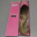 Fine Plus 18'' Hair Topper for Women with Thinning Hair & Gray Roots, Adds Volume and Natural Top Coverage with Soft Body Texture for Easy Daily Styling - Blonde with dark roots