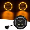 Daikokuya LED Fog Lights with DRL & Turn Signal for GMC Sierra 1500 (2007-2013), Sierra 2500/3500HD (2007-2014) Bumper Driving Fog Lamp (Not Fit Classic Models)