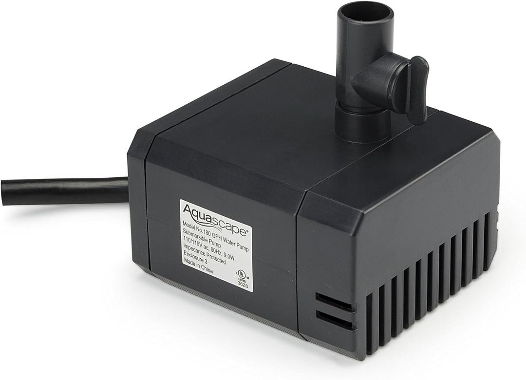 Aquascape 91025 180 GPH Fountain Water Pump