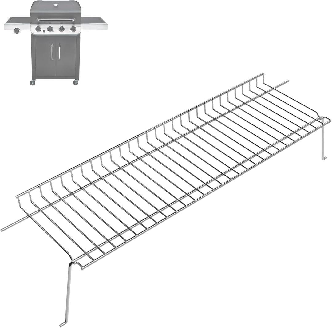 G470-0001-W1 Warming Rack Grill Parts for Charbroil Performance 4 Burner 463342119 463332718 463342119 463376117 463376217 463335517, Swing Away Grid for Charbroil Grill Replacement Parts
