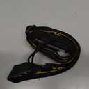 Fender Monogrammed Guitar Strap, 2in, Black/Yellow/Brown