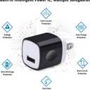 Wall Adapter 10 Pack,UorMe 1A 5V Single Port Charger Power USB Plug Charging Cube Block Box Compatible iPhone 14 13 12 SE 11, Galaxy S23 Ultra S22 S21 FE S10e S9 A13 A03s A71 A51 Note20 Google 8A 7A