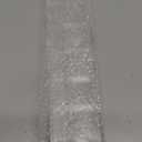 Malldii 9.5" Large Acrylic Straw Holder for Cabinet Door - Reusable Tumbler Straw Organizer Storage, Small Kitchen Accessories Container, Ultra Sticky Cupboard Door Mounted (Transparent)