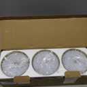 3 Pack Cordless Table Lamp, Portable Battery Operated Lamp with 3 Color Temps and Stepless Dimming, Rechargeable Table Lamp for Dinner, Desk, Cafe, Outdoor (Brushed Gold)