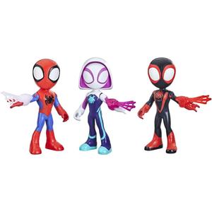 Spidey and his Amazing Friends Supersized Hero Multipack, 3 Large Action Figures, Marvel Preschool Super Hero Toy, Ages 3 and Up, 9 Inches
