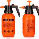 MRPAPA Pressurized Hand Sprayer - Multi-Purpose Garden Sprayer Gallon with Adjustable Nozzle (1L-Orange)