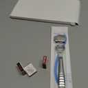 52 Pieces Callus Shaver Set, 50 Replacement Slices Blades 1 Stainless Steel Callus Shaver and 1 Foot File Head Foot Care Tools Hard Dry Skin Remover for Hand Feet