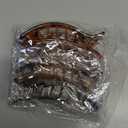 Velscrun Flat Hair Clips for Women Girls, Matte Lay Flat Claw Clips, Strong Hold Large Side Hair Clip All Hair Types, French Duck Billed Non Slip Grip Daily Styling Hair Jaw Claw Clip Bright Leopard