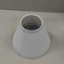 Aspen Creative 58728A Transitional Hardback Empire Shape UNO Construction Lamp Shade in Powder Blue, 4" Top x 9" Bottom x 6-1/2" Slant Height, Slip UNO 33mm