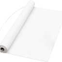 Party Essentials Plastic Disposable Aisle Runner for Wedding Ceremony Events Indoor and Outdoor on Floor Tile Grass Carpet, 50 x 3 Feet, White