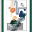 16x24 Poster Frame with Mat for 12x18, Suede Green