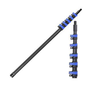 24FT Carbon Fiber Telescopic Multi-Purpose Extension Pole
Carbon fiber, lightweight sturdy rust-proof, flip-lock, 4.7ft compact retracted size, for painting, window & gutter cleaning