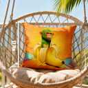 Christmas Decorations Italian Brainrot Pillow Covers Set of 4 Double-Sided Print Christmas Pillow Covers 18"x18" Holiday Decor Throw Cushion Case Set of 4 Itlian Brainrot Home Decorations for Home