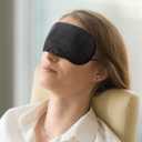 100 Pack Eye Mask Disposable Blindfolds for Games with Nose Pad Soft Eye Cover Party Pack Sleep Eye Masks Eye Shade Mask Women Men Kids (Black)