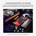 GLORIOUS Gaming GMMK PRO 75% Barebones Black (Frame Only) - Modular Mechanical Gaming Keyboard, TKL Size (75%), 3.3lb Frame, RGB, Fully Customisable, 5-Pin Switch Support