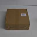 Raised Ceramic Large Dog Bowl - Heavy Weighted Dog Dish with Bamboo Stand - Elevated for Comfortable Feeding - 8.3" W x 8" H - 4.5 Cups (68 fl oz) - White