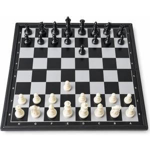 Travel Chess Set Magnetic Portable Folding Chess Board - Small Mini Chess Set - (Small / 7.6 Inch)