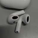 Apple AirPods 4 Wireless Earbuds, Bluetooth Headphones, Personalized Spatial Audio, Sweat and Water Resistant, USB-C Charging Case, H2 Chip, Up to 30 Hours of Battery Life, Effortless Setup for iPhone