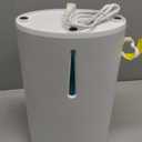 Dehumidifier, Dehumidifier for Home, 68 OZ Water Tank, Small Dehumidifiers for Bedroom (1000sq.ft) with 7 LED Lights, Ultra Quiet & Auto Shut off, Bathroom, Basement, Closet, Garage, RV. (White)