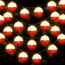 Deekin 3 Pcs LED Bobber Fishing String Lights-Battery Powered with Extra Bulbs, for Gone Ofishally One Birthday Party Decor Summer Pool Games, Animated Decor, Beach-Themed Events Supplies