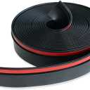 Combo RV Slide Out Black Rubbers | 018-312-EKD & 018-341 EK | 1' x 15/16' x 35' D-Seal Wiper & 1/2' x 2.75' x 35’ Seal Base | Works with Keystone, Forest River (018-312-EKD + 018-341 EK)