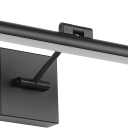 Joosenhouse LED Picture Light Fixtures Black 24.4 Inches Modern Black Art Display Light for Picture Frame Artworking led Picture Frame Lights for Paintings 14W(70W Eqv) Hardwired Connection 3000K (Non-Dimmable 24.4" Long)
