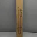 Retractable Baby Gate for Stairs, 55" Wide Mesh Dog Gate Indoor, 34'' Tall Child Gate for Doorways, Hallways, Deck, Indoor Outdoor Pet Baby Safety Essentials for Home, White