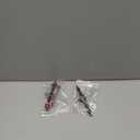 Metal Front & Rear Portal Axle Set Upgrades Parts Compatible with WPL C14 C24 C34 C44 B14 B24 1/16 RC Car (Black)