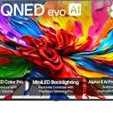 LG 85-Inch Class QNED evo AI QNED92A Series Mini LED 4K Smart TV w/Dolby Atmos, Dolby Vision, HDR10, AI Super Upscaling 4K, Filmmaker Mode, Wow Orchestra, Alexa Built-in (85QNED92AUA, 2025)